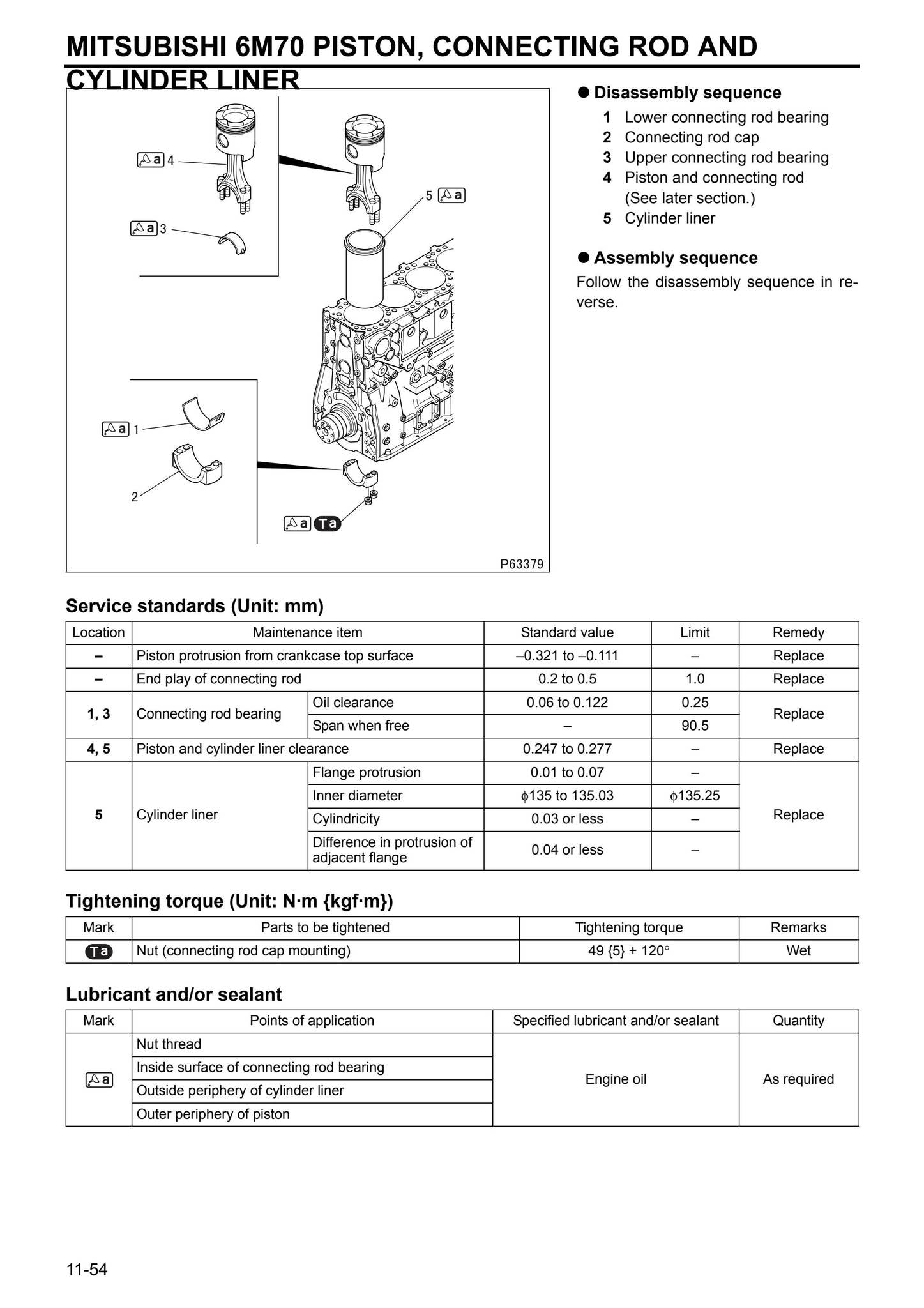 Mitsubishi 6M70 Workshop Manual Copy free by engineparts2 - Issuu
