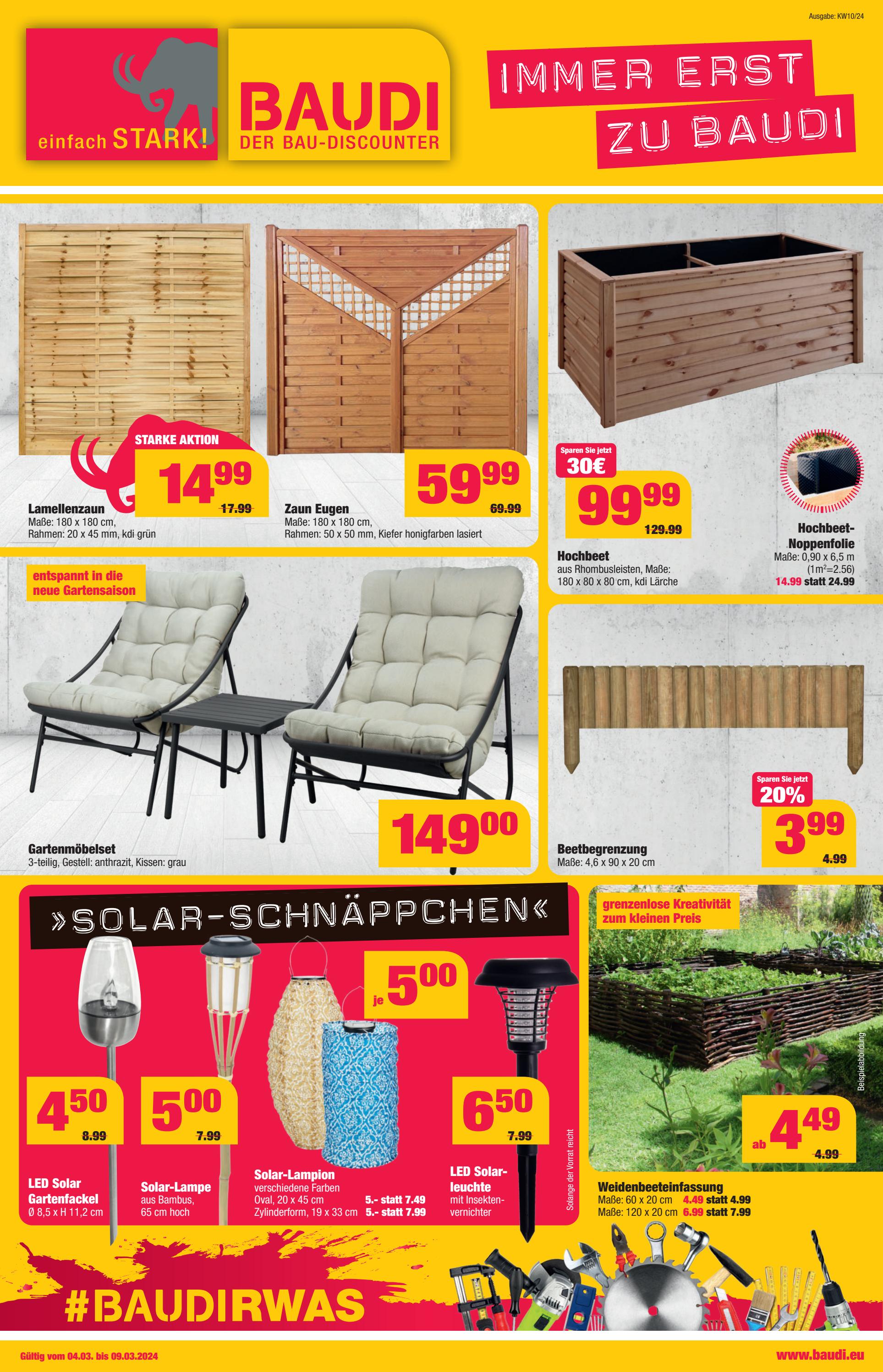 Prospekt von BAUDI vom 04.03.2024 by Weser Wochenblatt