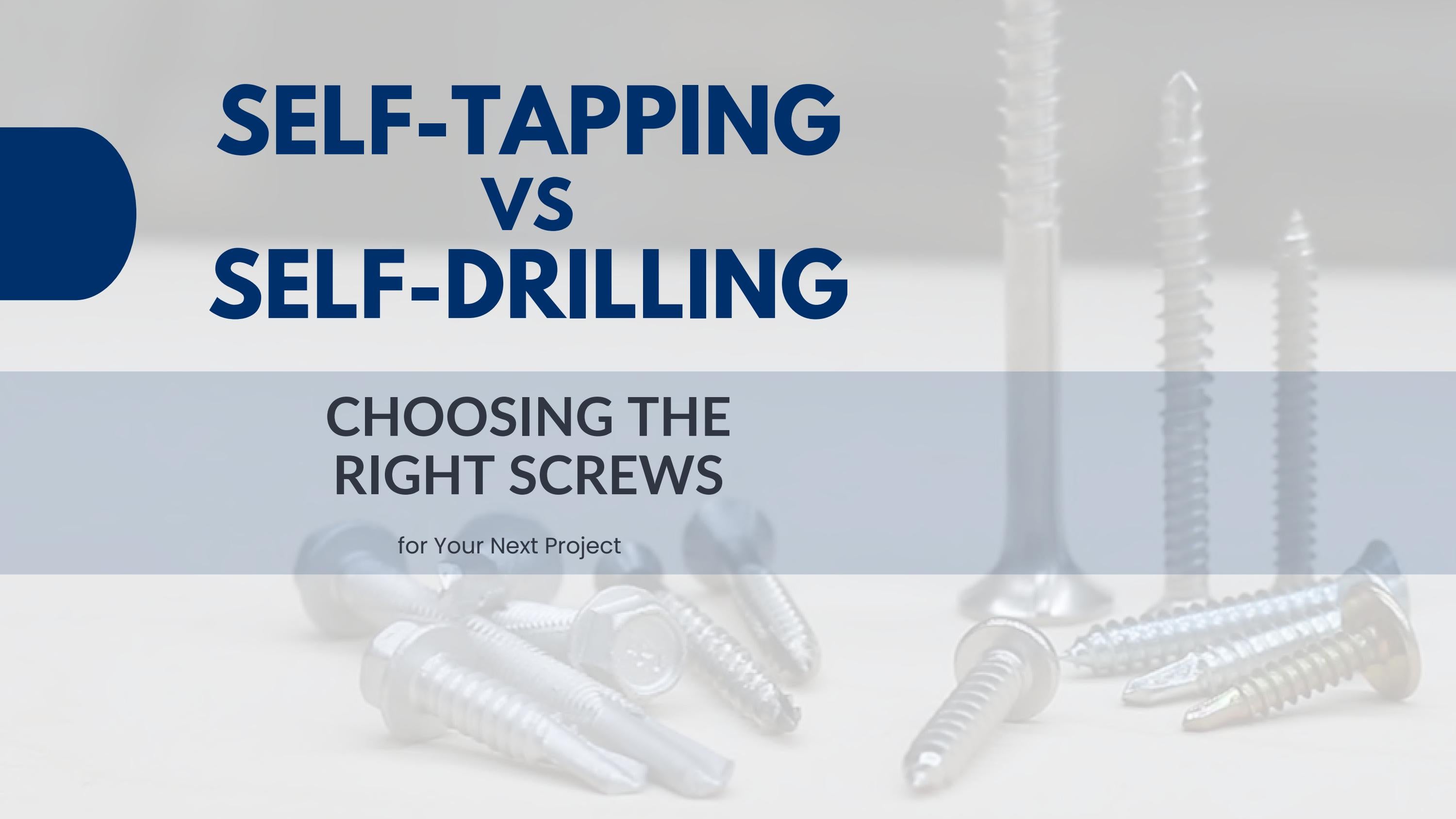 Self Tapping vs Self Drilling Screws by Lachlan Talbot Issuu
