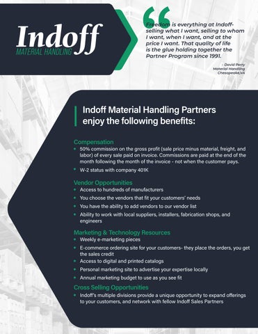 Indoff 家具目录 · The Partner Program - Material Handling 第 5 页