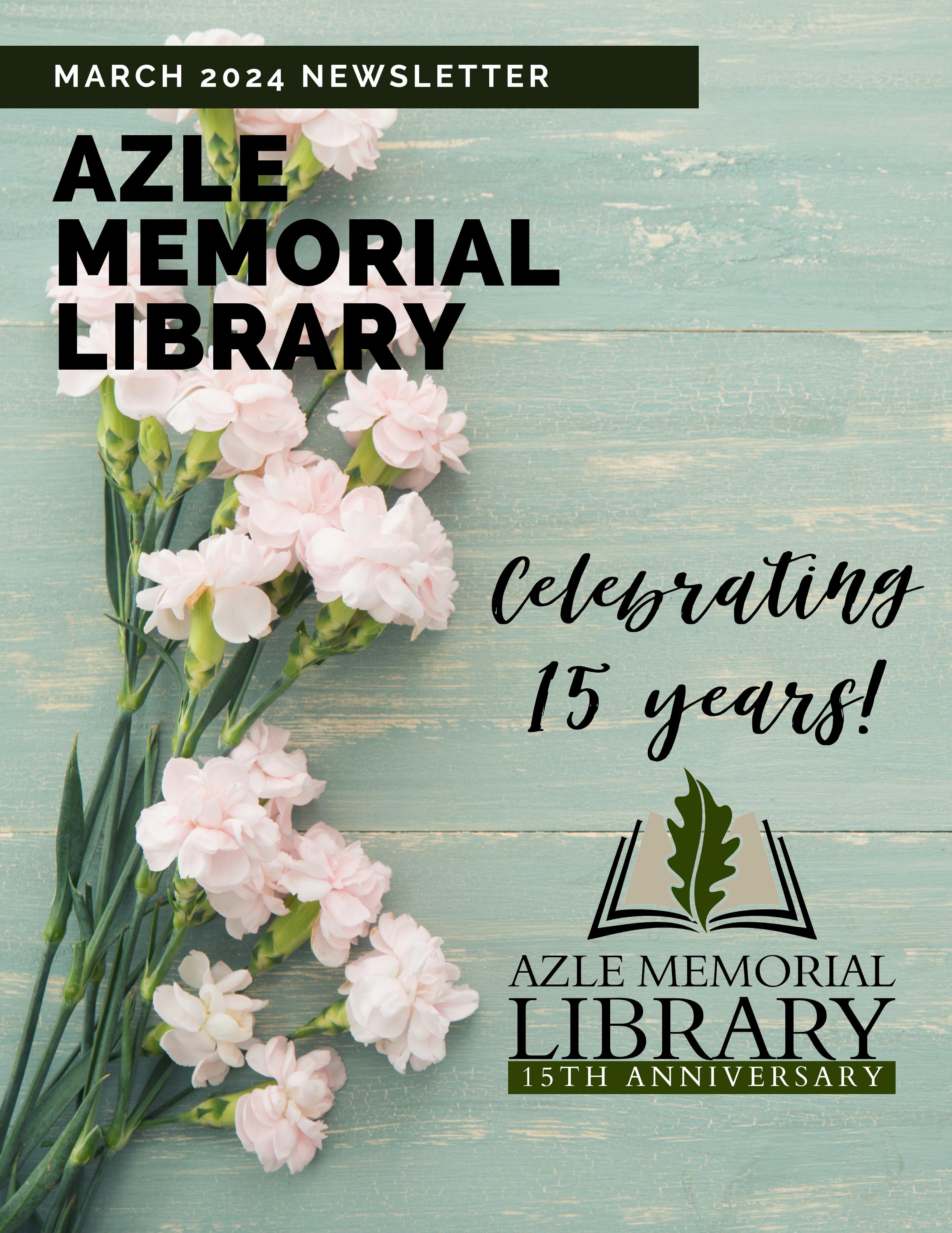 Azle Memorial Library March 2024 Newsletter by City of Azle Issuu