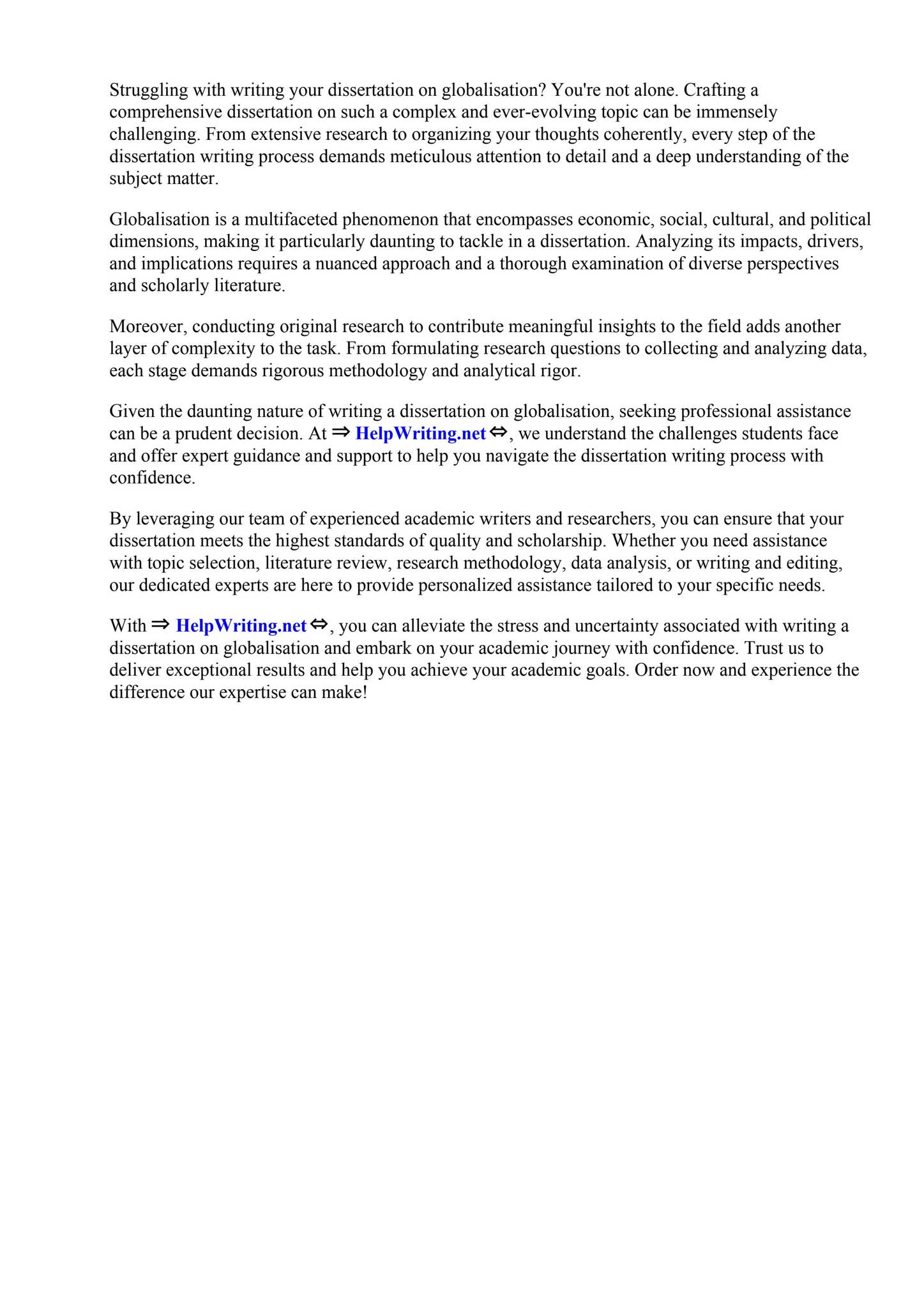 Globalisation Dissertation Examples by Emily Jewell - Issuu
