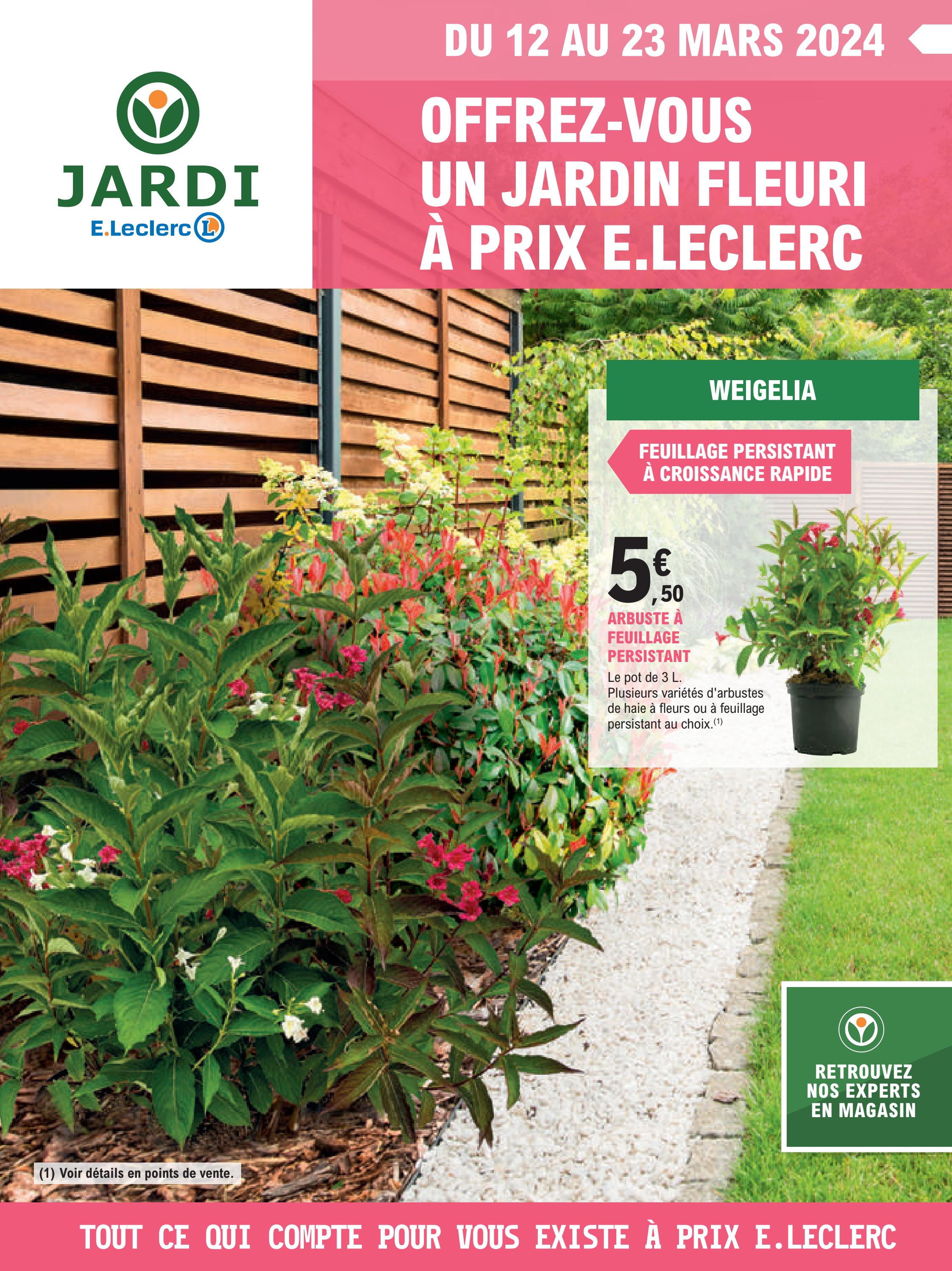 Catalogue Jardi du 12 au 23 mars by E.Leclerc Pontl'Abbe Issuu