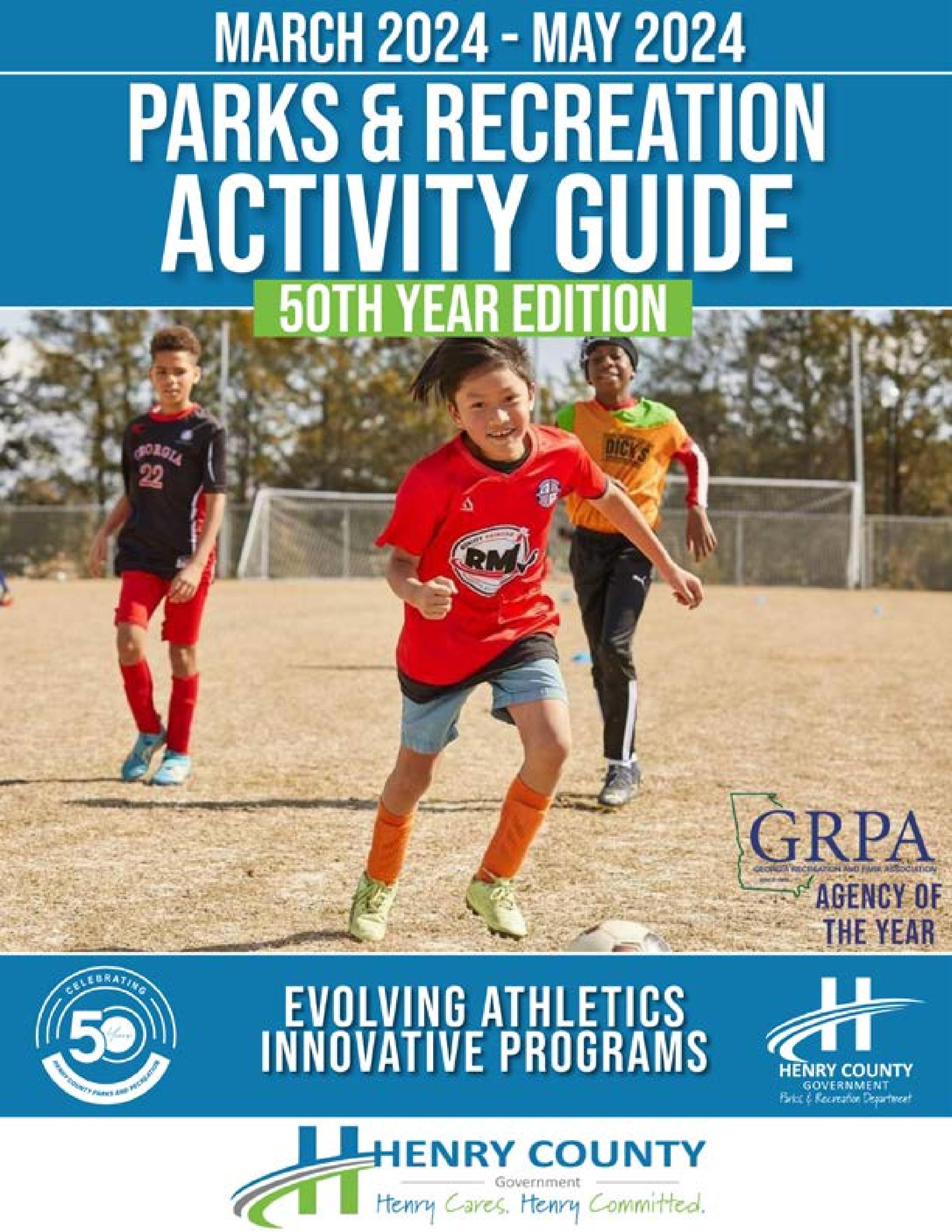 HCPRD 2024 Spring Activity Guide by Henry County Government - Issuu