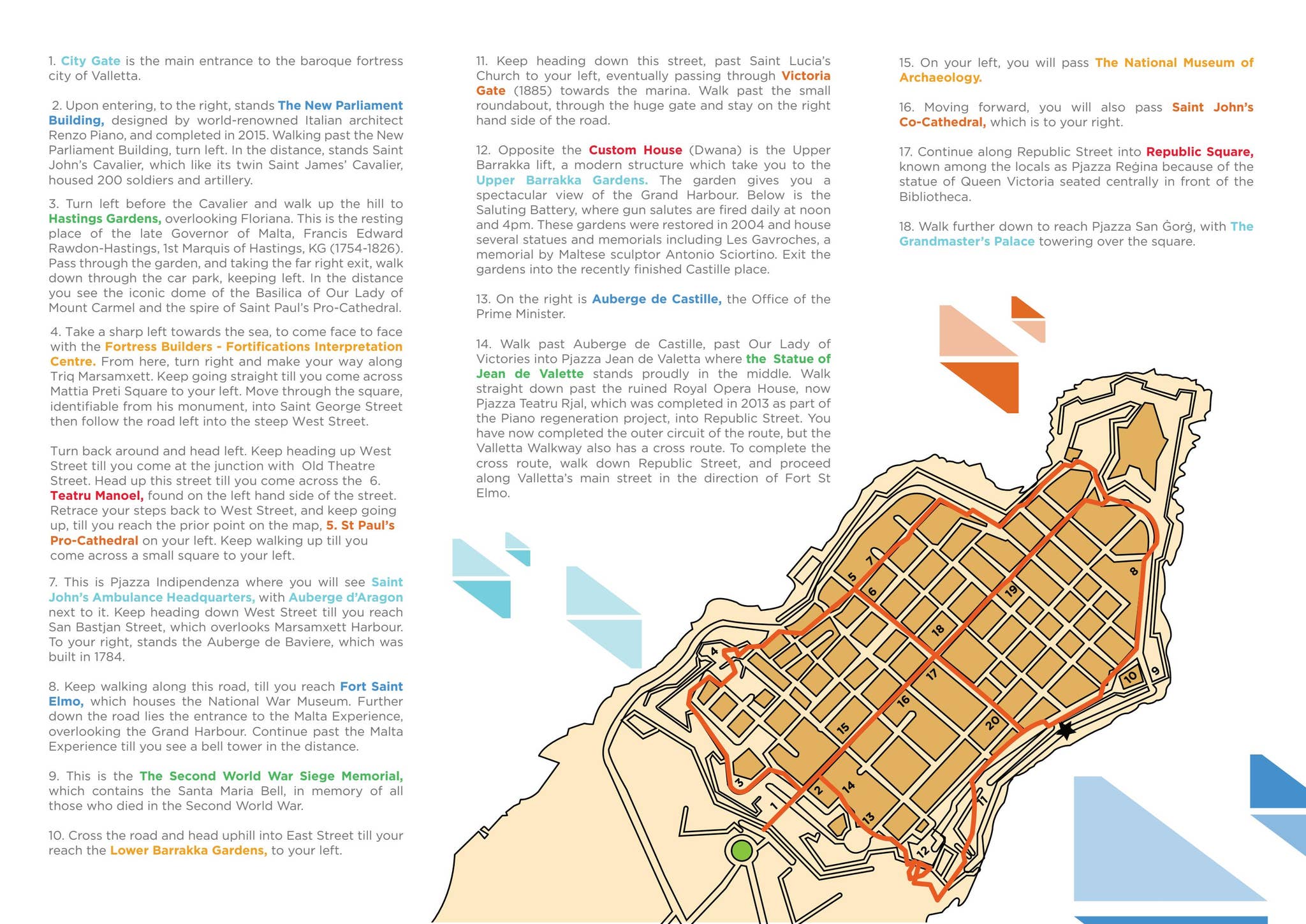 Valletta Commonwealth Walkway Leaflet by Malta Tourism Authority - Issuu