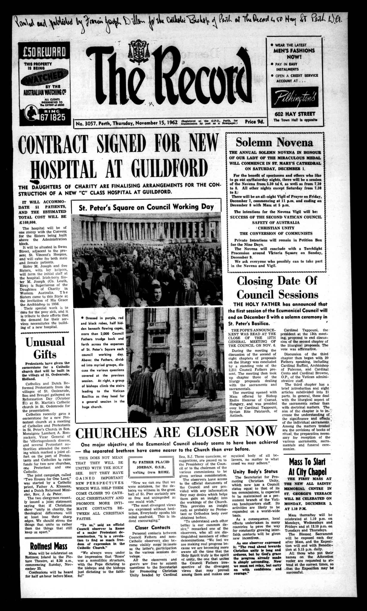 Newspaper From 75 yrs ago : r/perth, image size:1229x2048