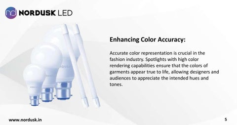 Significance Of Spot 灯具 In The Fashion Industry 第 5 页