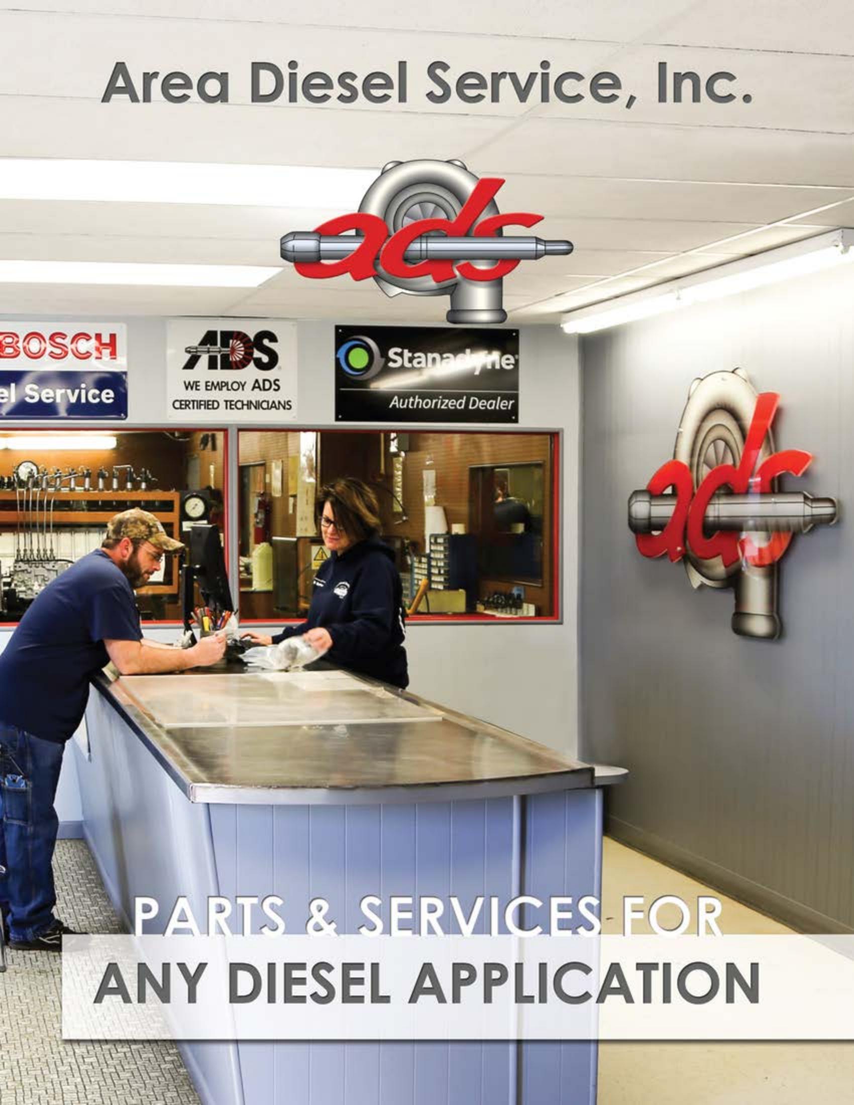 PARTS & SERVICES FOR ANY DIESEL APPLICATION BY AREA DIESEL SERVICE, INC ...