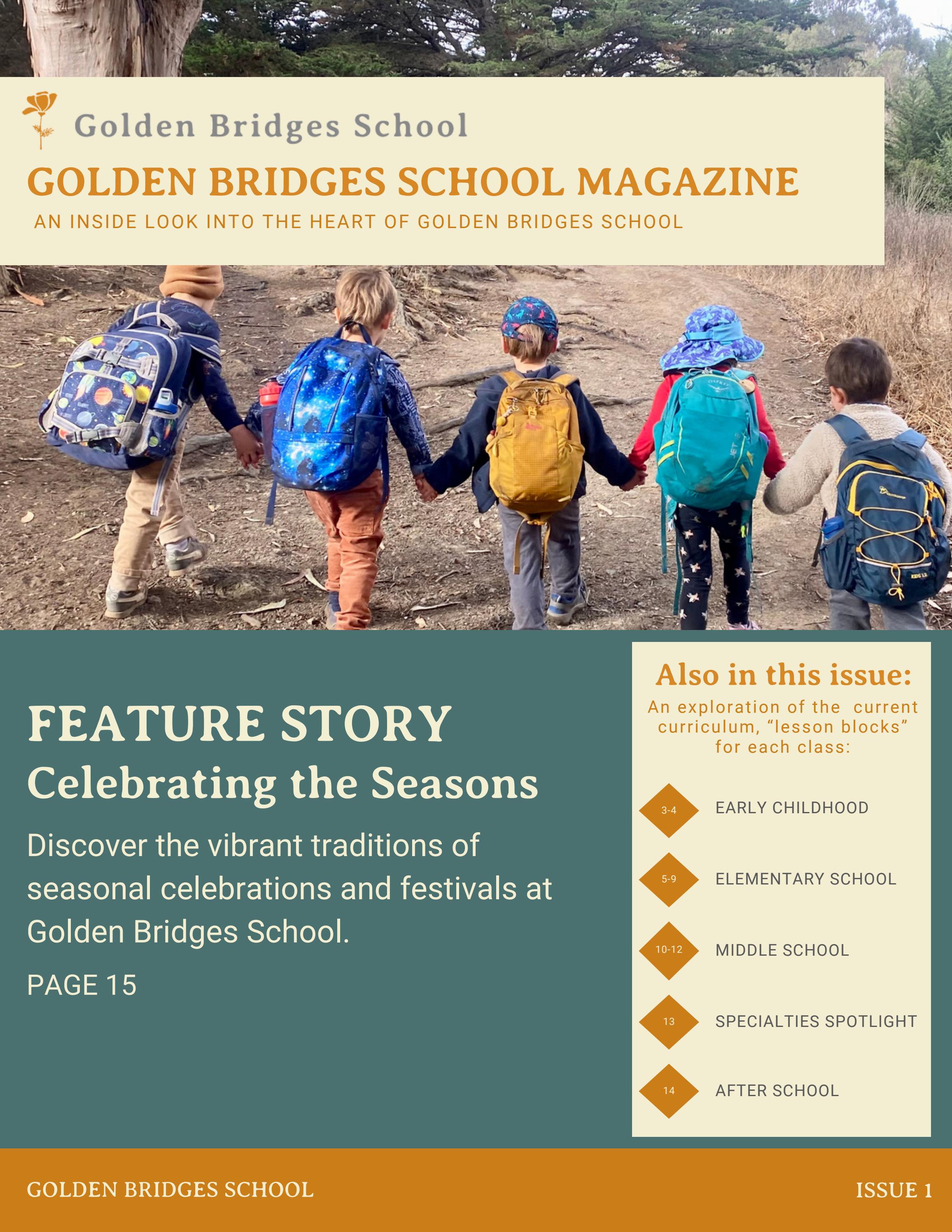 Golden Bridges School Magazine Spring 2024 by Golden Bridges School Issuu