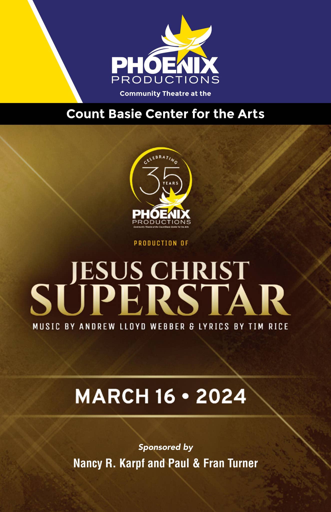 Phoenix Productions: Jesus Christ Superstar - March 16, 2024 by Count Basie  Center for the Arts - Issuu