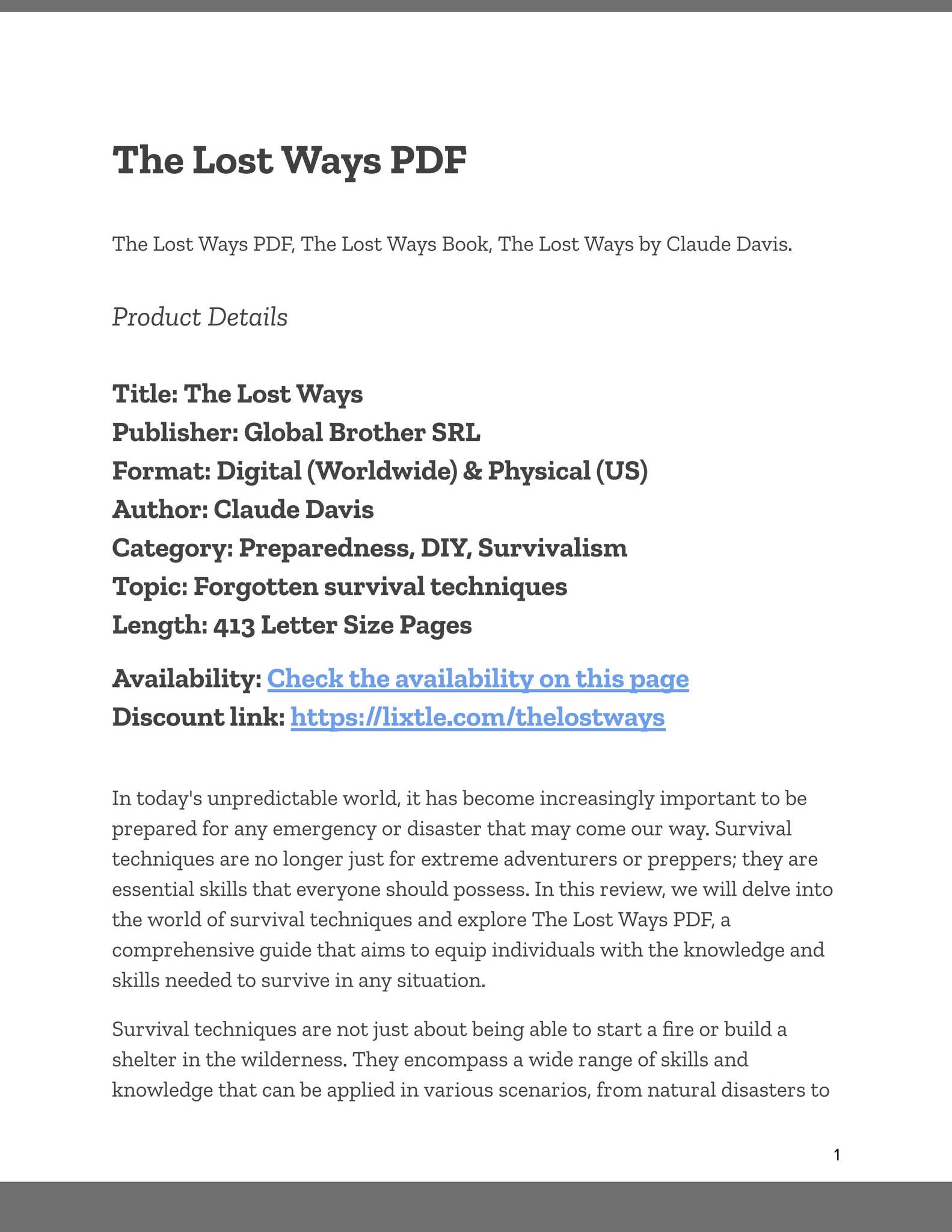 The Lost Ways PDF 2024 by Giovanni Cerri - Issuu