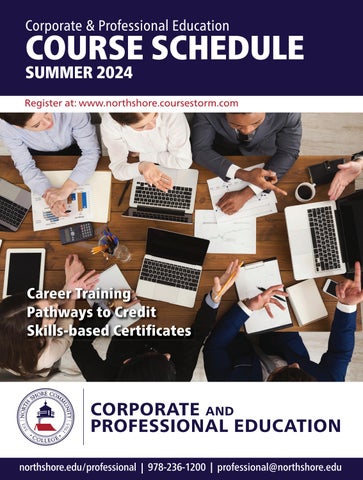 NSCC Winter/Spring 2024 Corporate & Professional Education Course Schedule. by North Shore Community College - Issuu