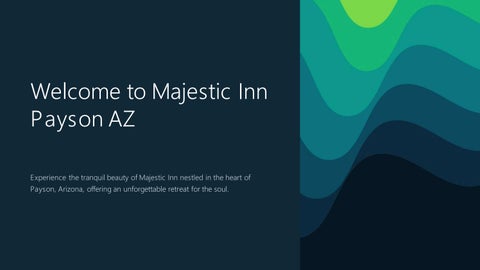 Majestic Mountain Inn Mar 2024