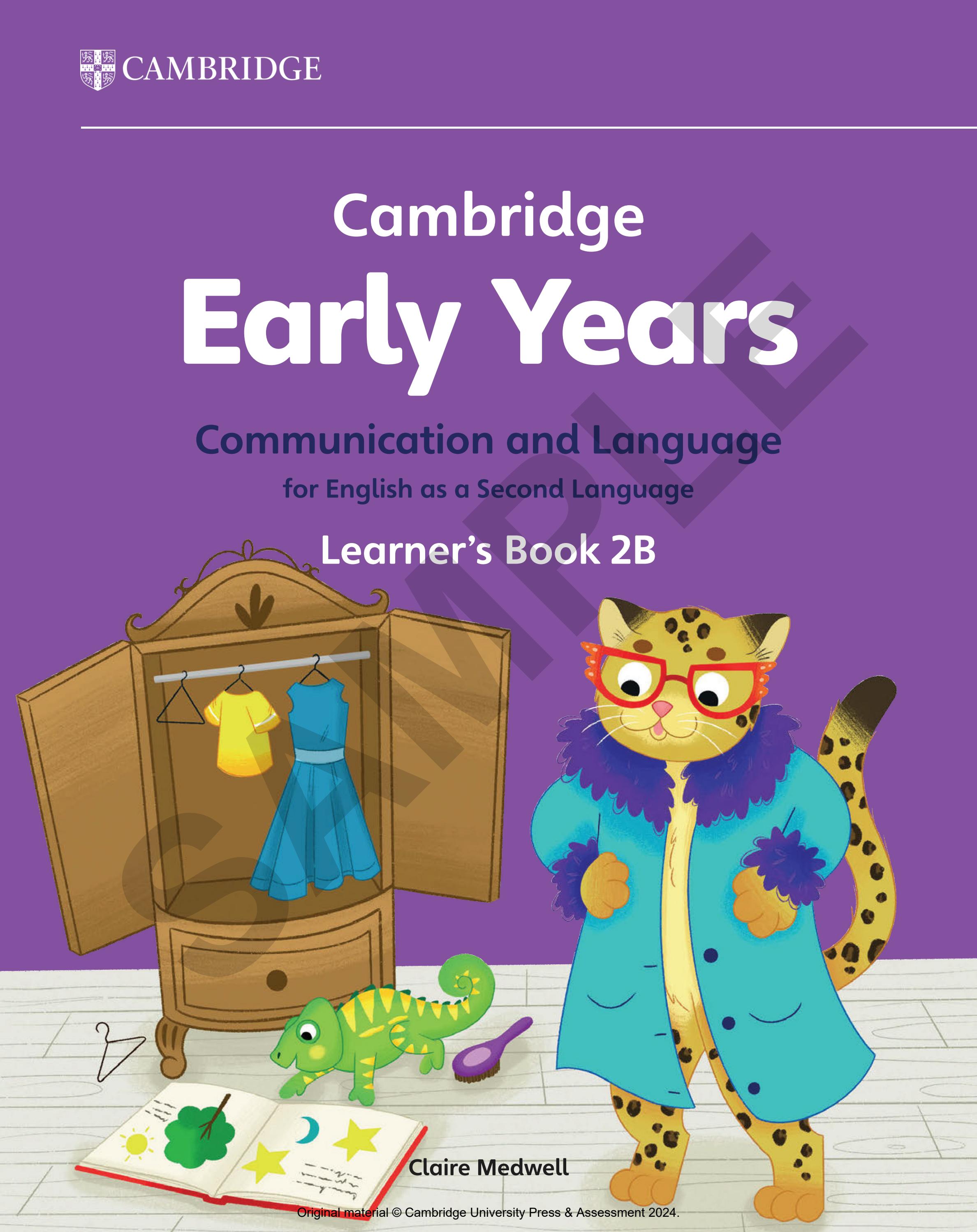 Cambridge Early Years Communication and Language (English as a Second ...