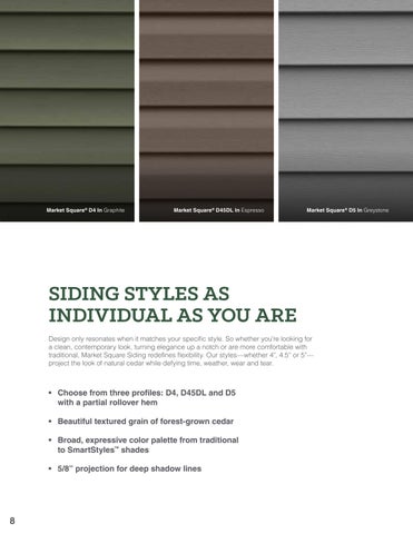 Market Square Vinyl Siding 第 8 页