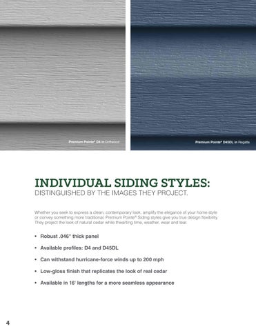 高端 Point Signature Vinyl Siding 第 4 页