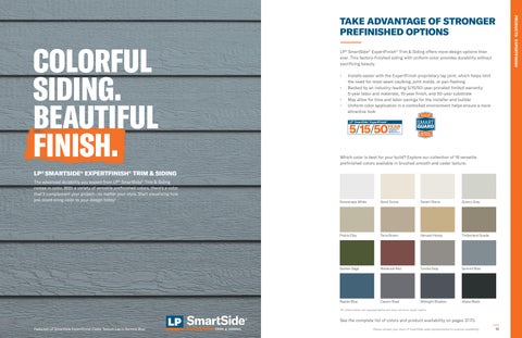 LP SmartSide Solid Composite Siding 第 10 页