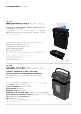 MACCHINE PER UFFICIO E CONSUMABILI 第 12 页
