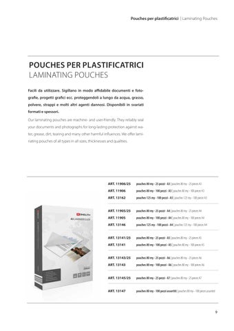 MACCHINE PER UFFICIO E CONSUMABILI 第 9 页