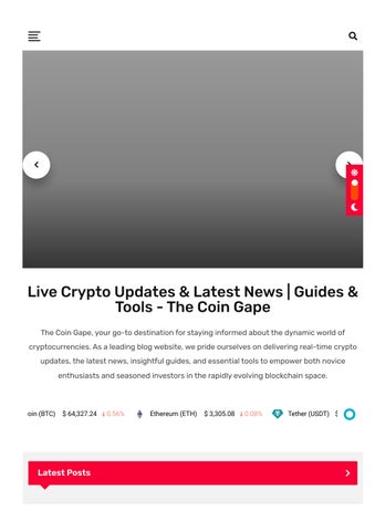 The Coin Gape  Crypto Latest News & Trends