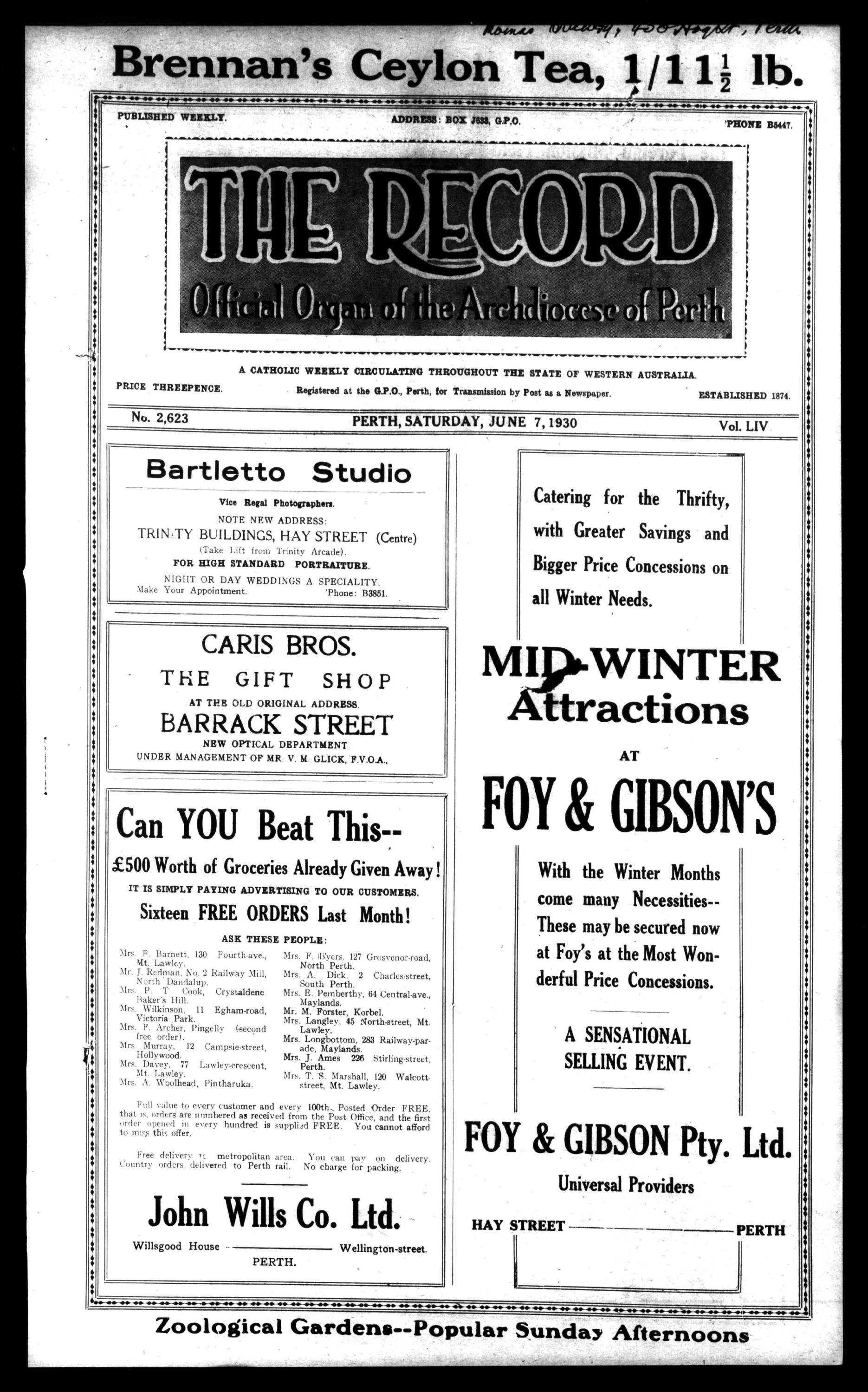 The Record Newspaper 07 June 1930 by The Record Issuu