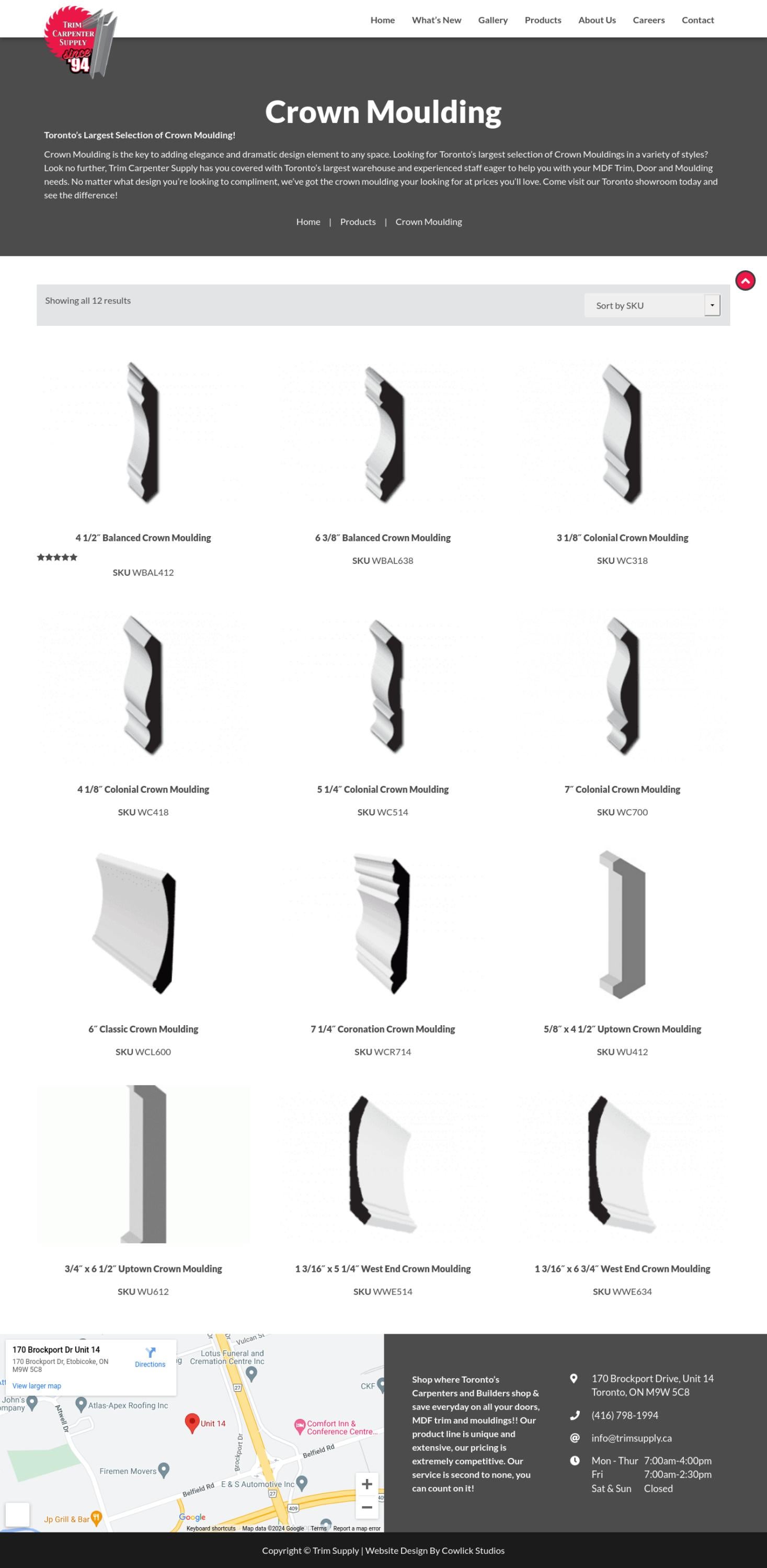 Moulding Toronto by TRIM CARPENTER SUPPLY Issuu