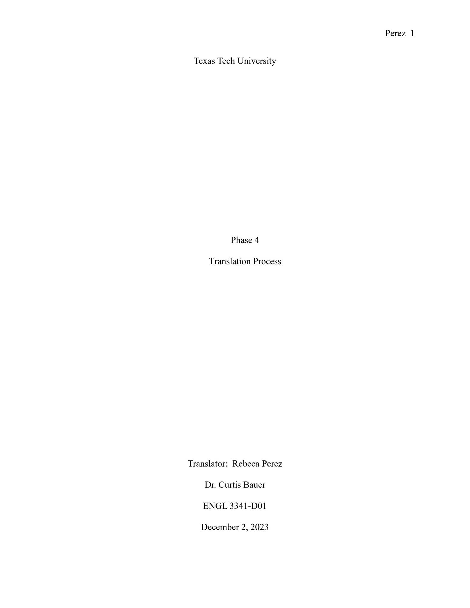 Translation Process Packet by rperez88 - Issuu
