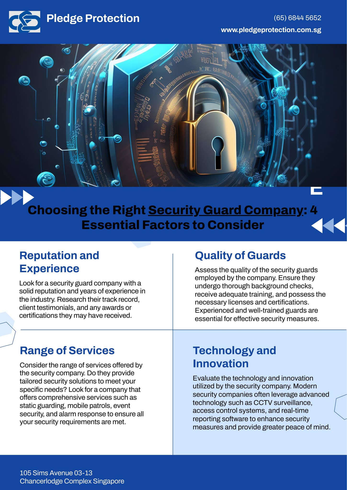 Choosing the Right Security Guard Company 4 Essential Factors to ...