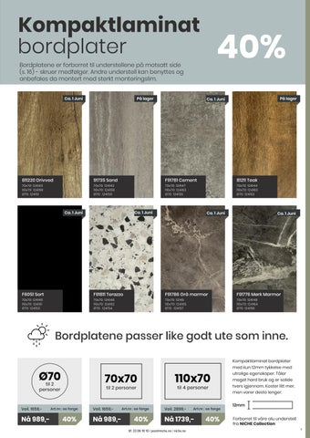 NICHE Utemøbelmagasin 2024 第 9 页