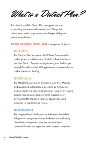 The New Schoolfield District Plan 第 10 页