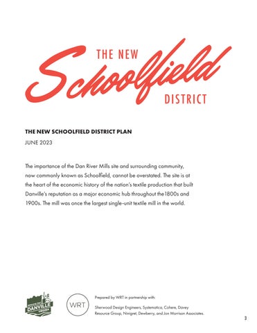 The New Schoolfield District Plan 第 3 页