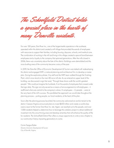 The New Schoolfield District Plan 第 5 页