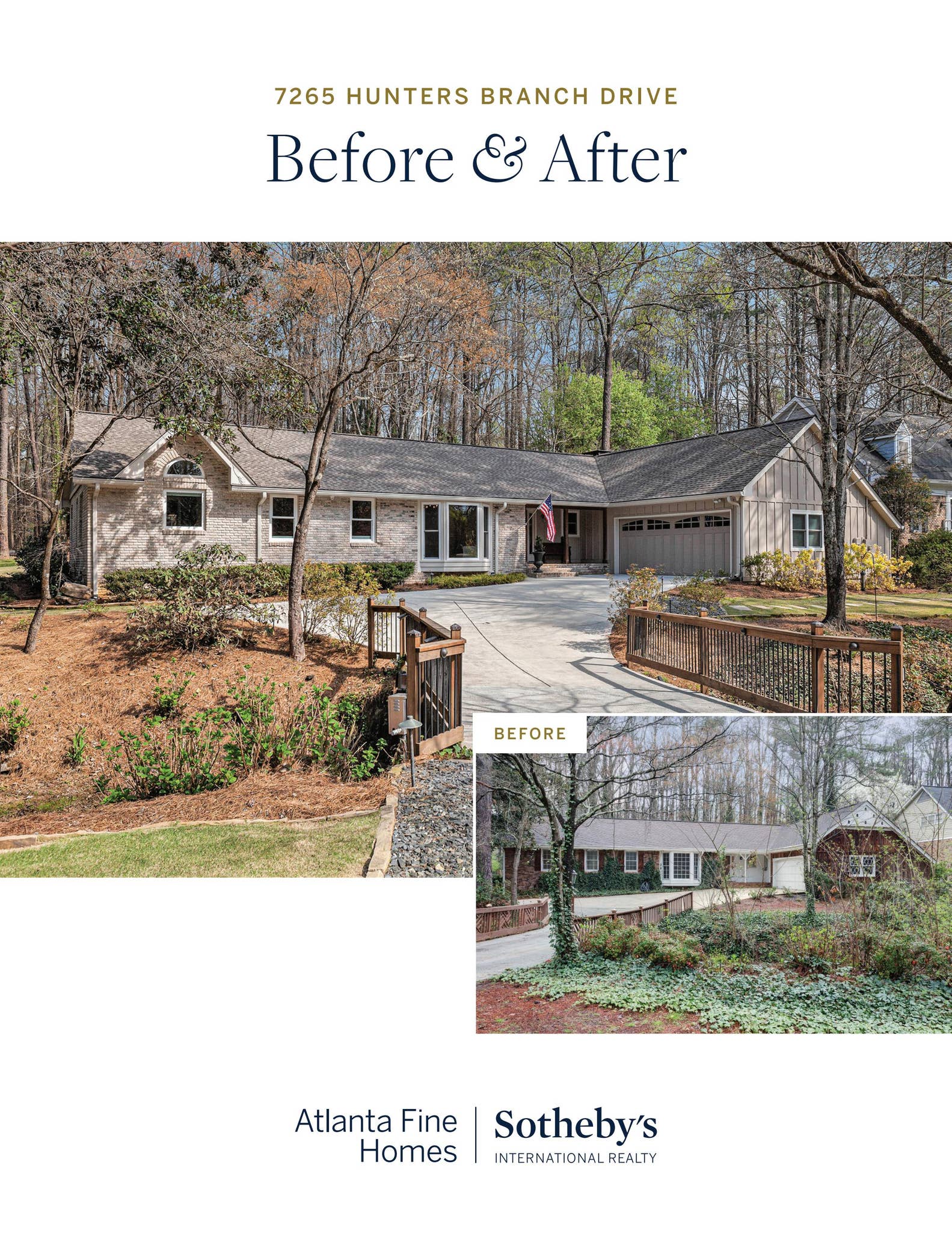 7265 Hunters Branch Drive | Before & After by Atlanta Fine Homes ...