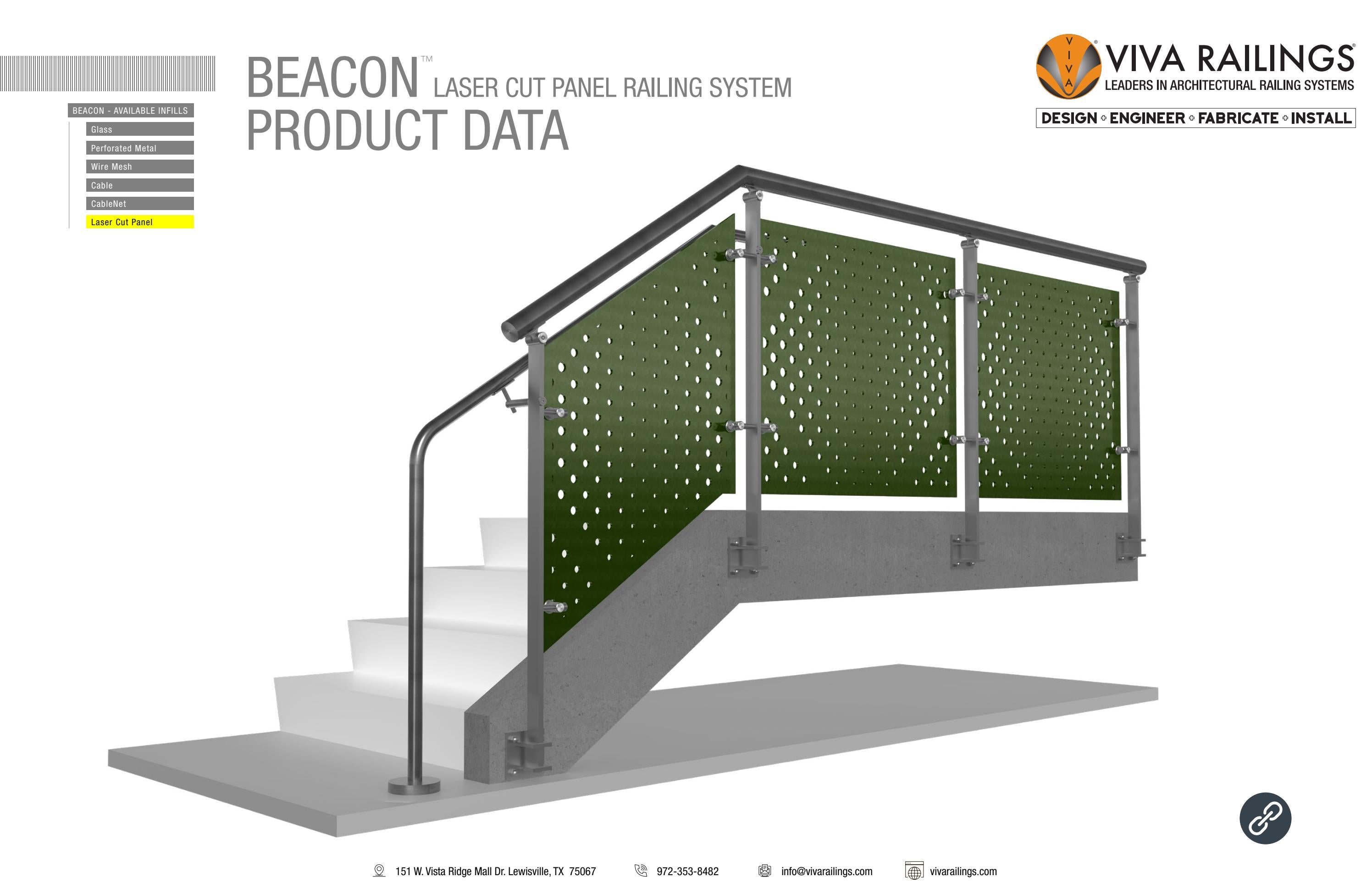BEACON Laser Cut Panel Railing System by viva.railings - Issuu