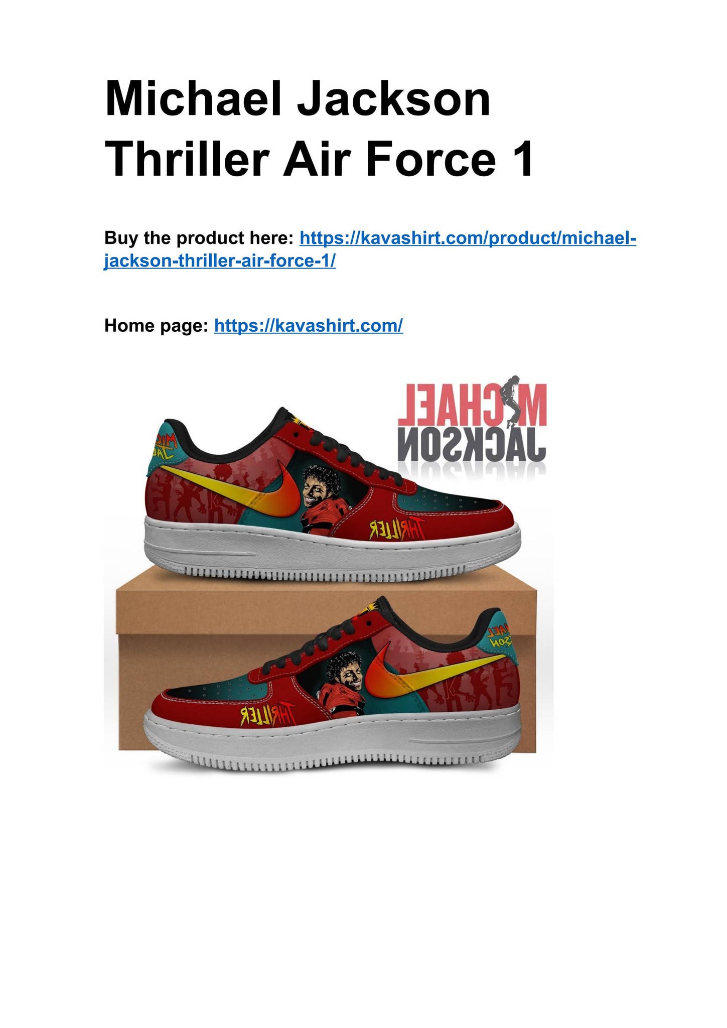 nike air force 1 michael jackson
