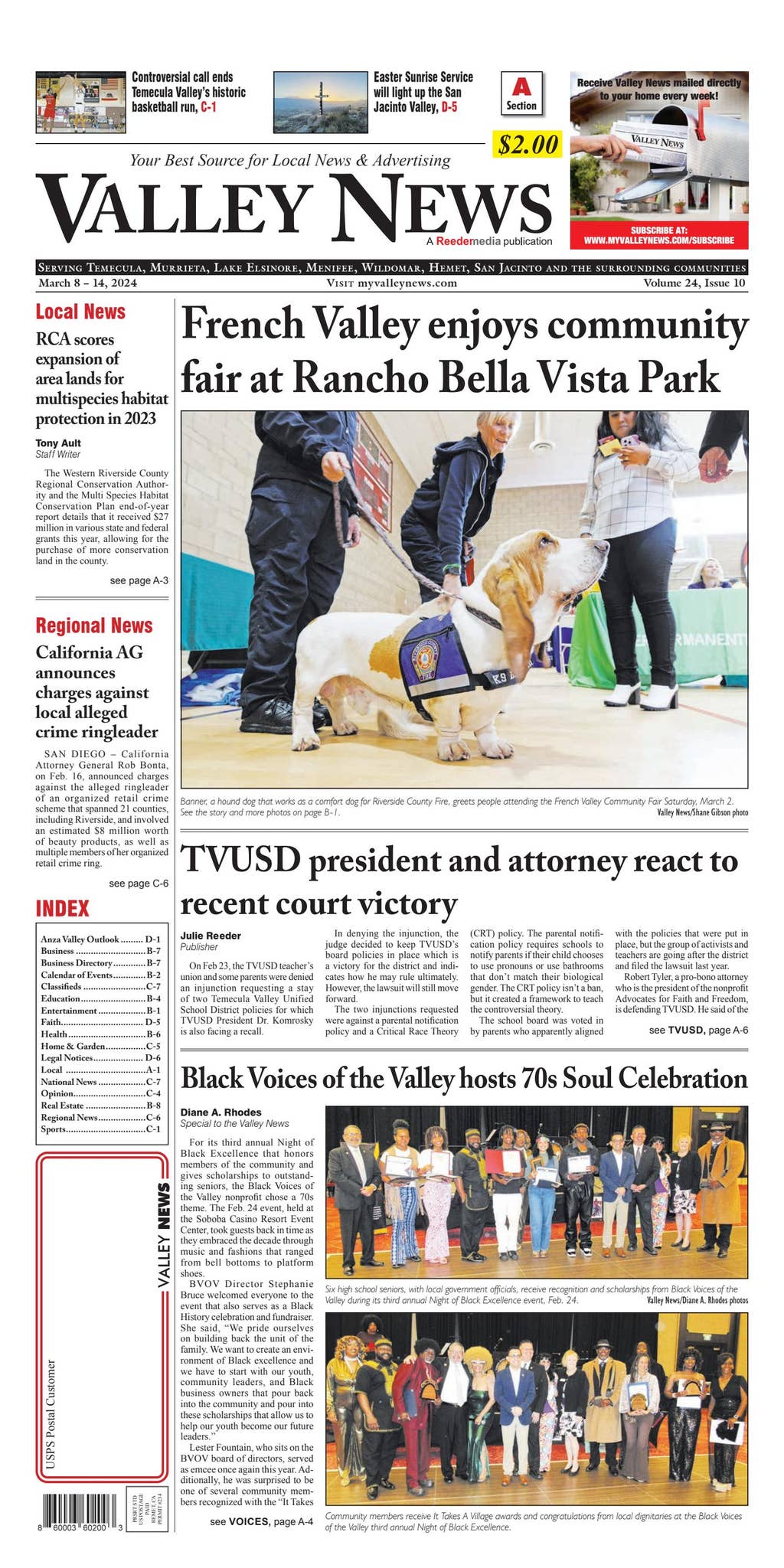 Valley News - March 8, 2024