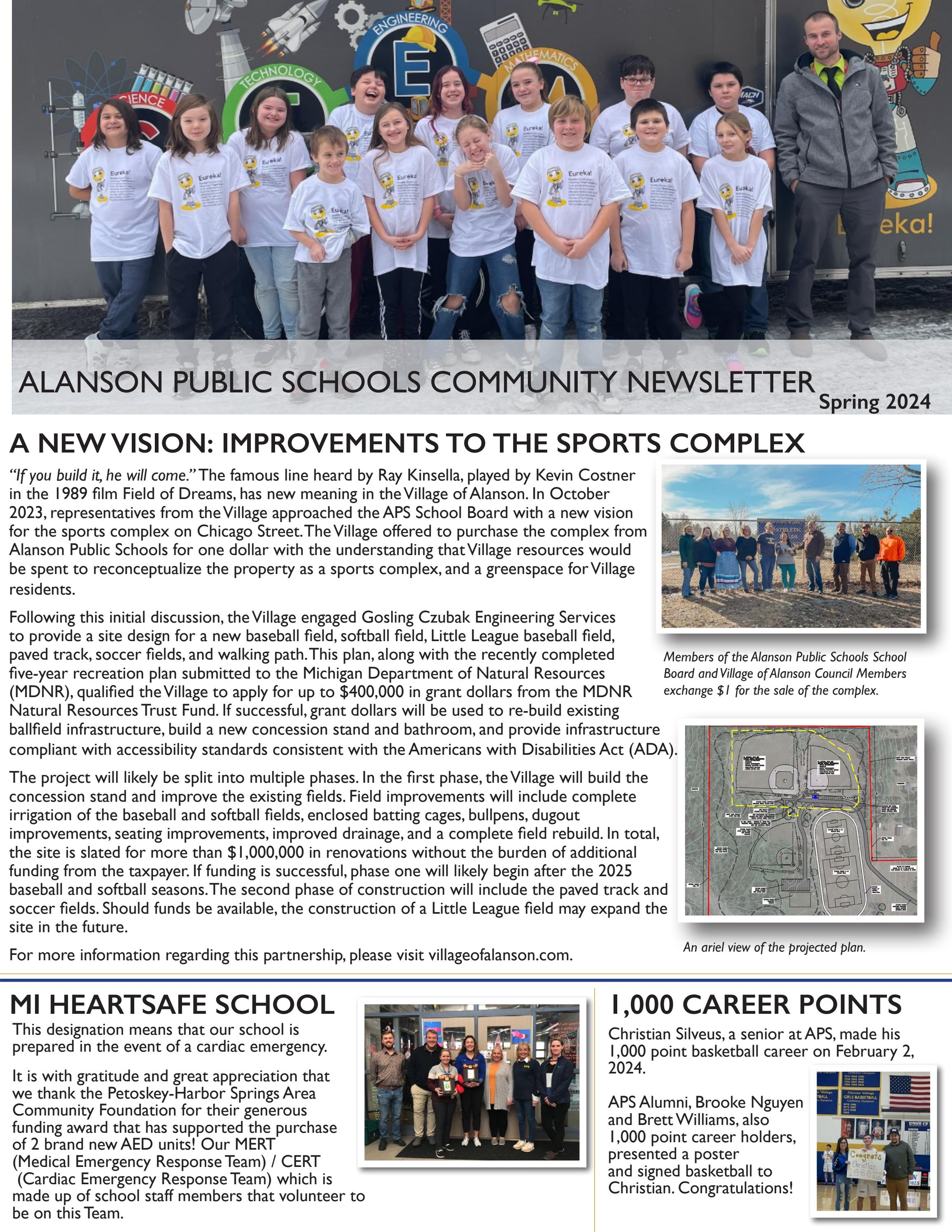 Alanson Public Schools Community Newsletter Spring 2024 by Mitchell Graphics Issuu