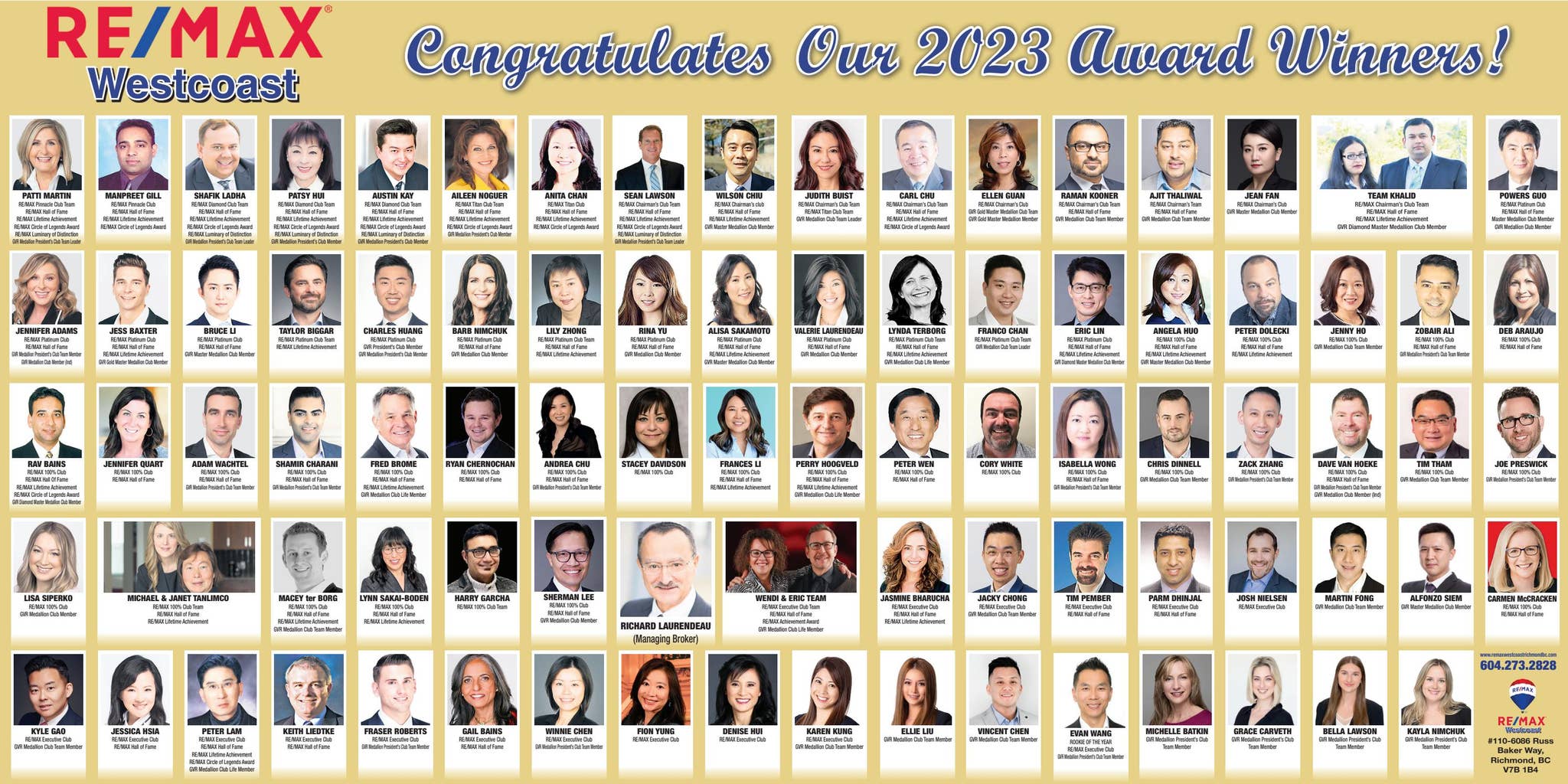 Remax 2023 Award Winners by Richmond News - Issuu