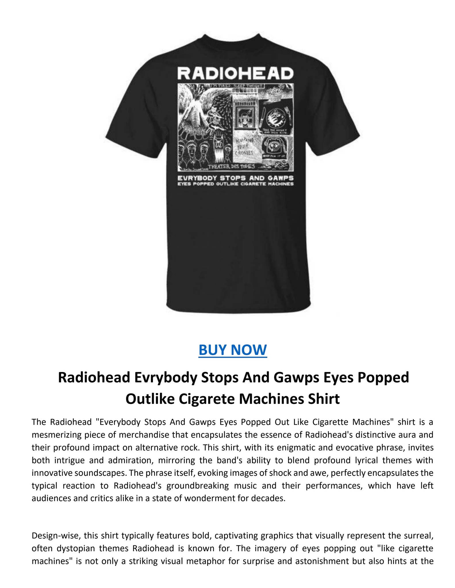Radiohead Evrybody Stops And Gawps Eyes Popped Outlike