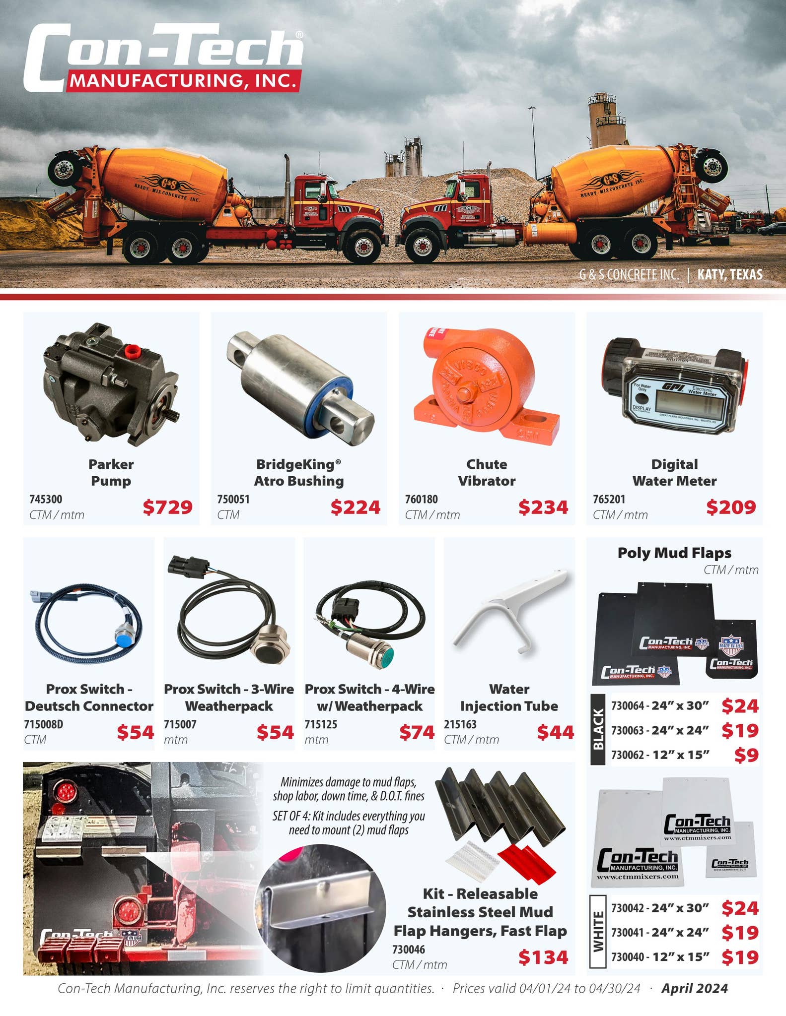 April 2024 Parts Deals from Con-Tech by ctmmixers - Issuu