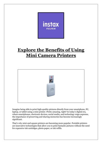 Explore The Benefits Of Using Mini Camera Pictures