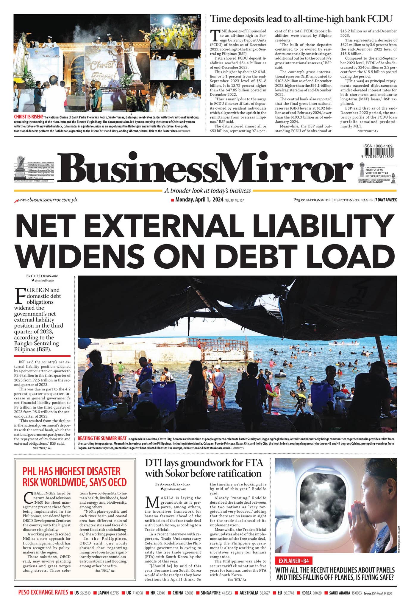 BusinessMirror April 01, 2024 by BusinessMirror - Issuu