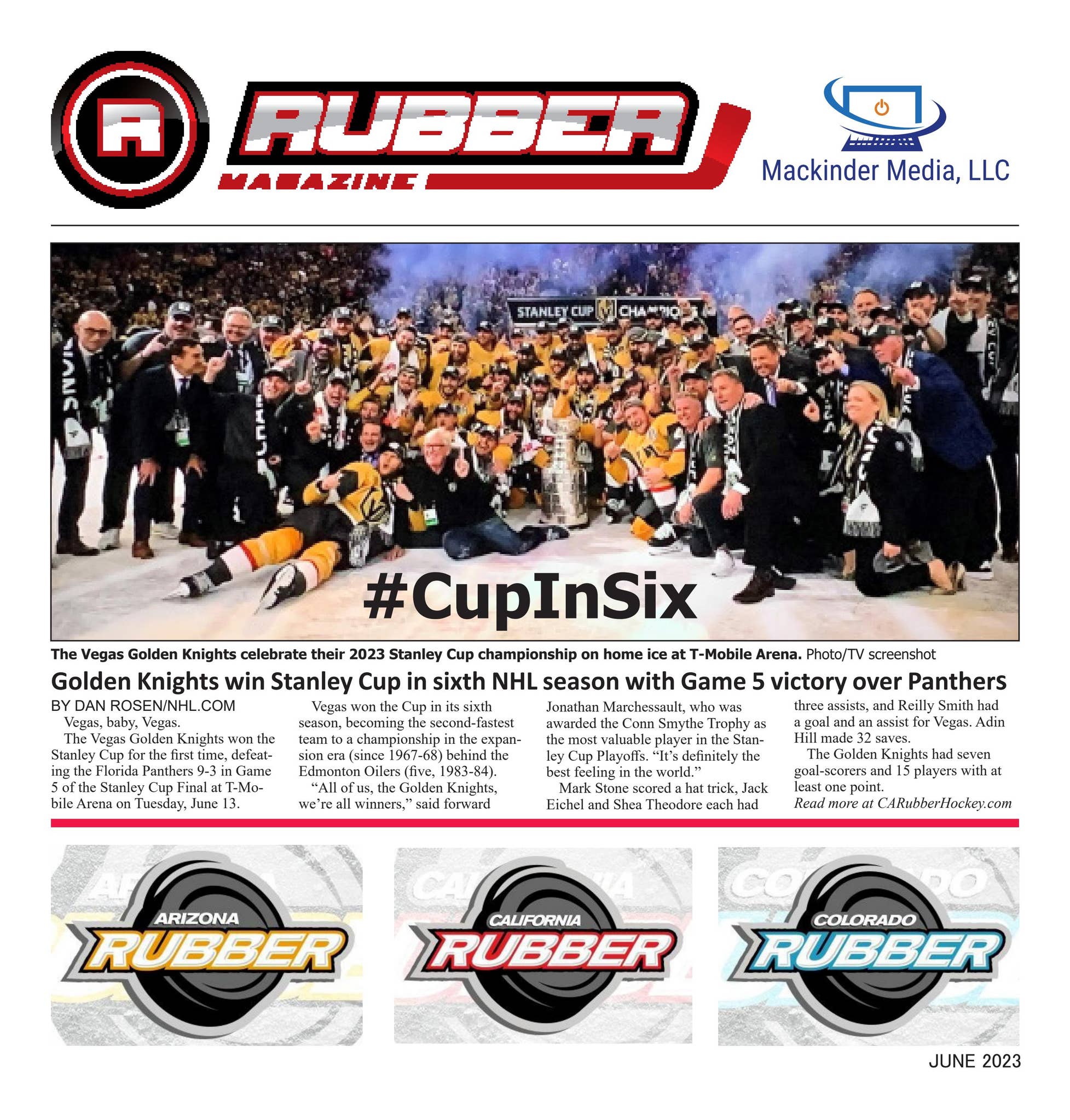 Rubber Hockey - June 2023 by Rubber Hockey Magazines - Issuu
