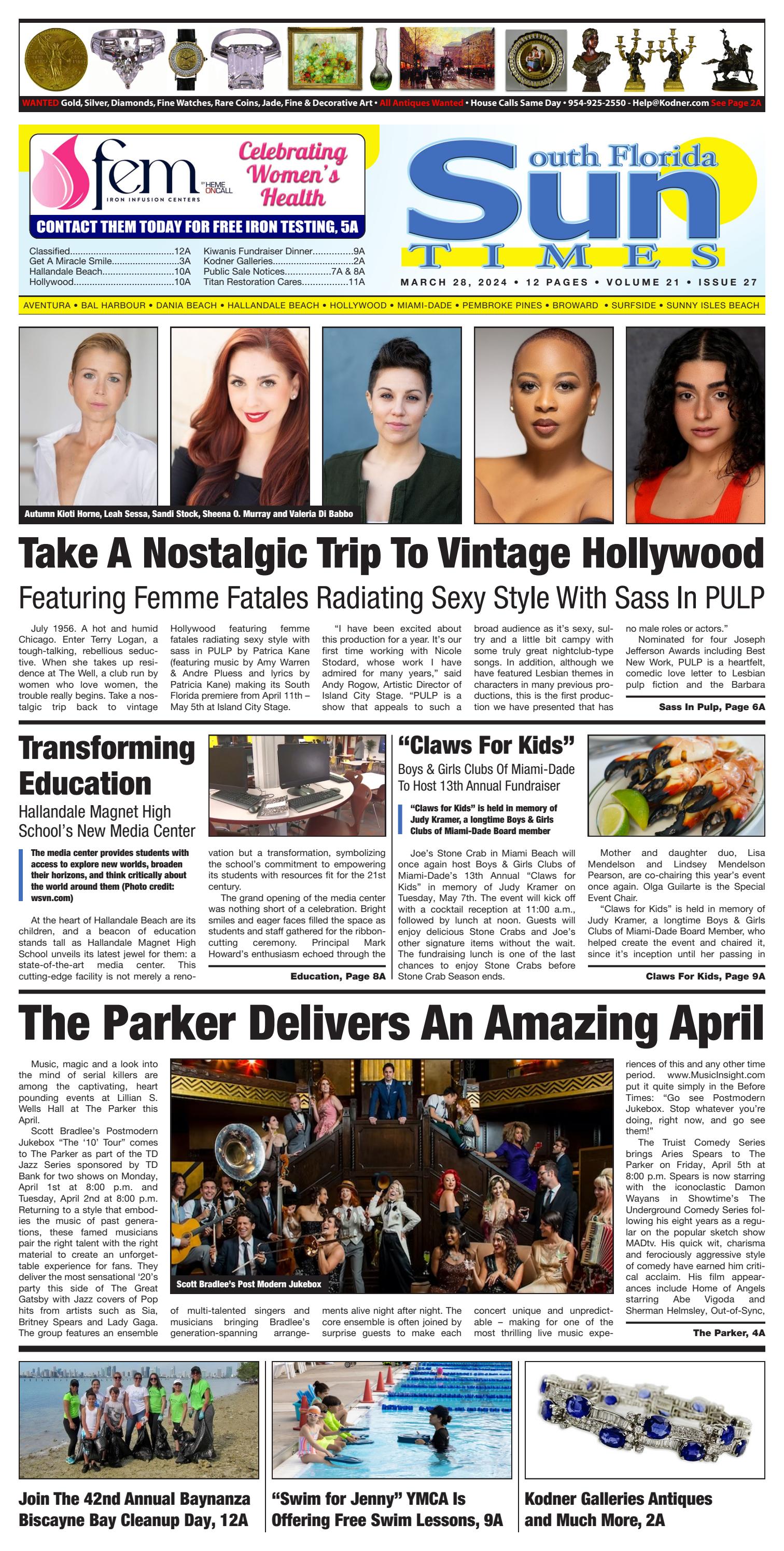 Sun Times Issue 03 28 24 By The South Florida Sun Times Newspaper Issuu