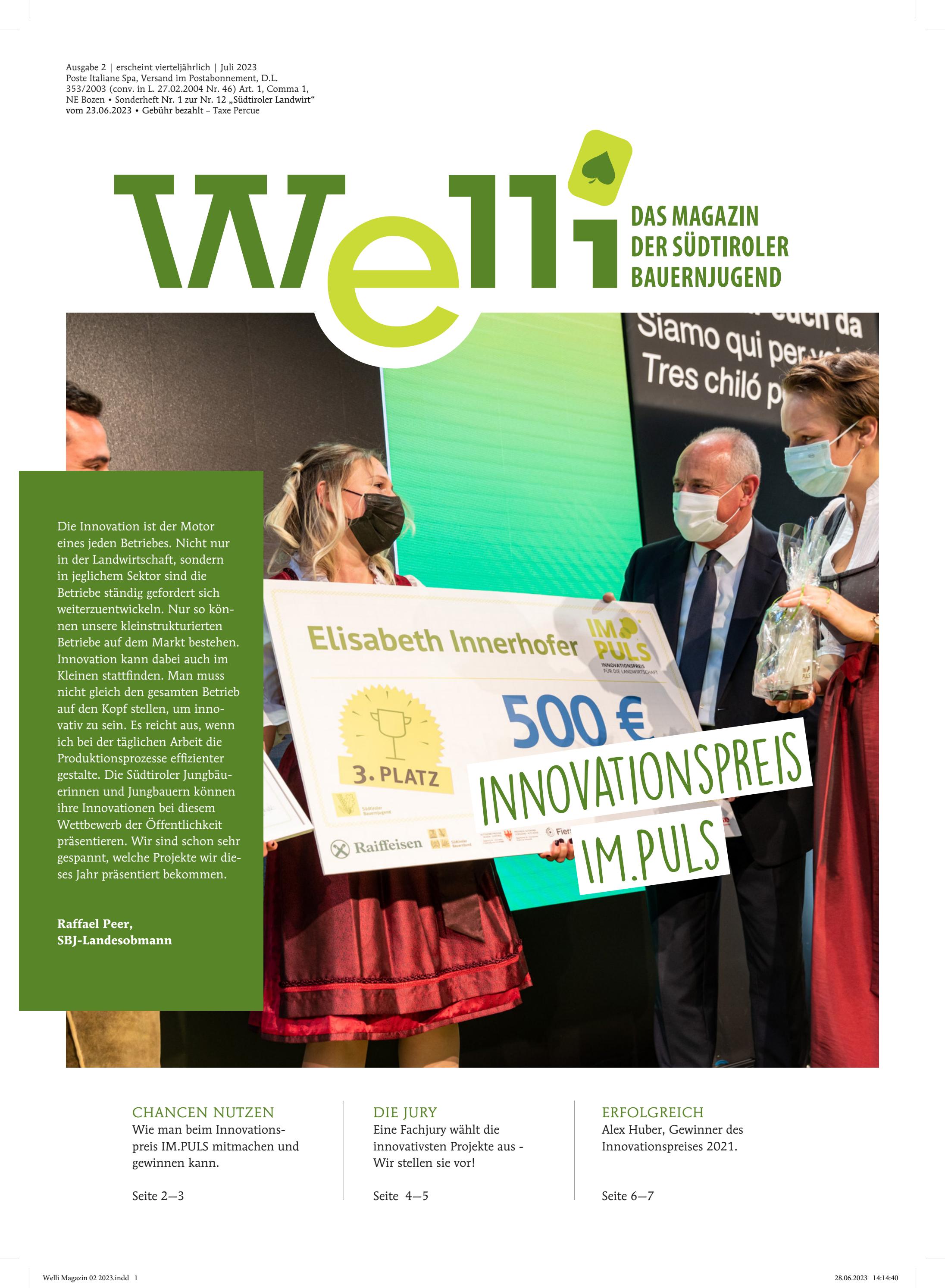 Welli 02/23 by SuedtirolerBauernbund - Issuu