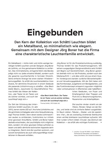 Hochparterre AG 灯饰目录 · Leuchtende Beispiele 第 10 页