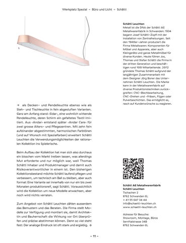 Hochparterre AG 灯饰目录 · Leuchtende Beispiele 第 13 页
