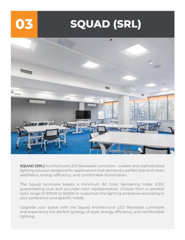 Pa-Co Lighting 灯饰目录 · 建筑 Recessed Luminaires 第 8 页