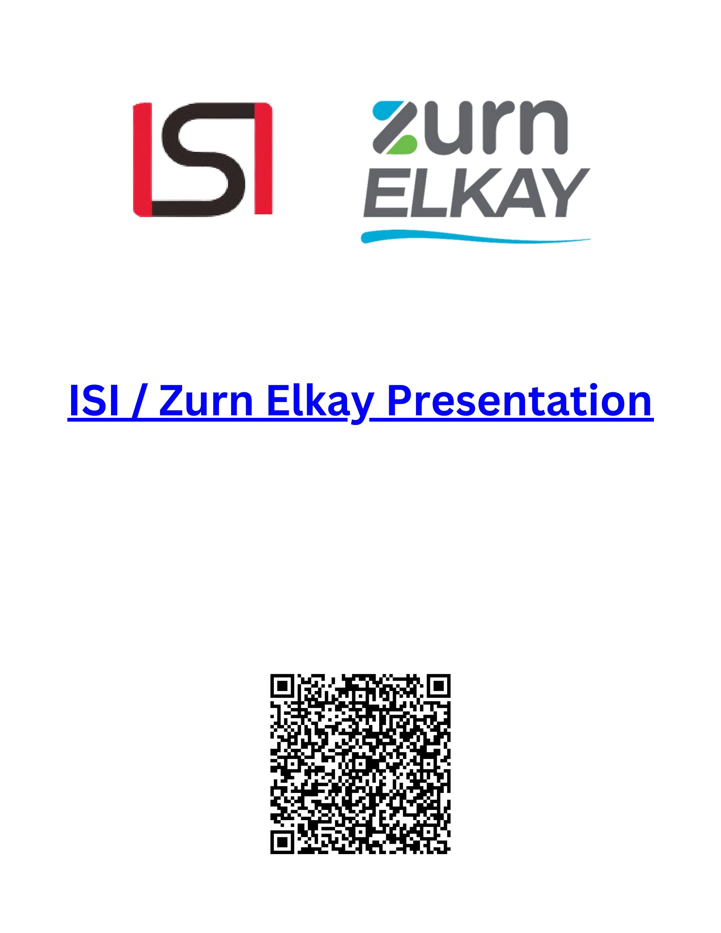 ISI / Zurn Elkay Presentation by ISI Marketing Portal Issuu