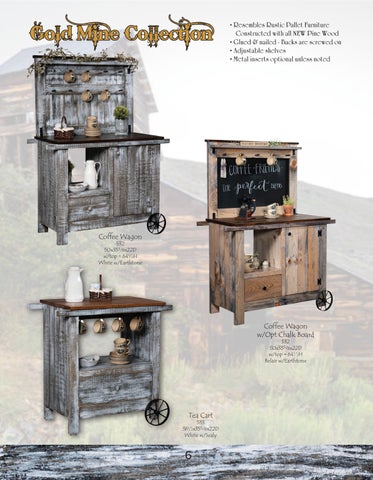 Heritage Amish Furniture 家具目录 · Country Lane Woodworking 2024 第 6 页